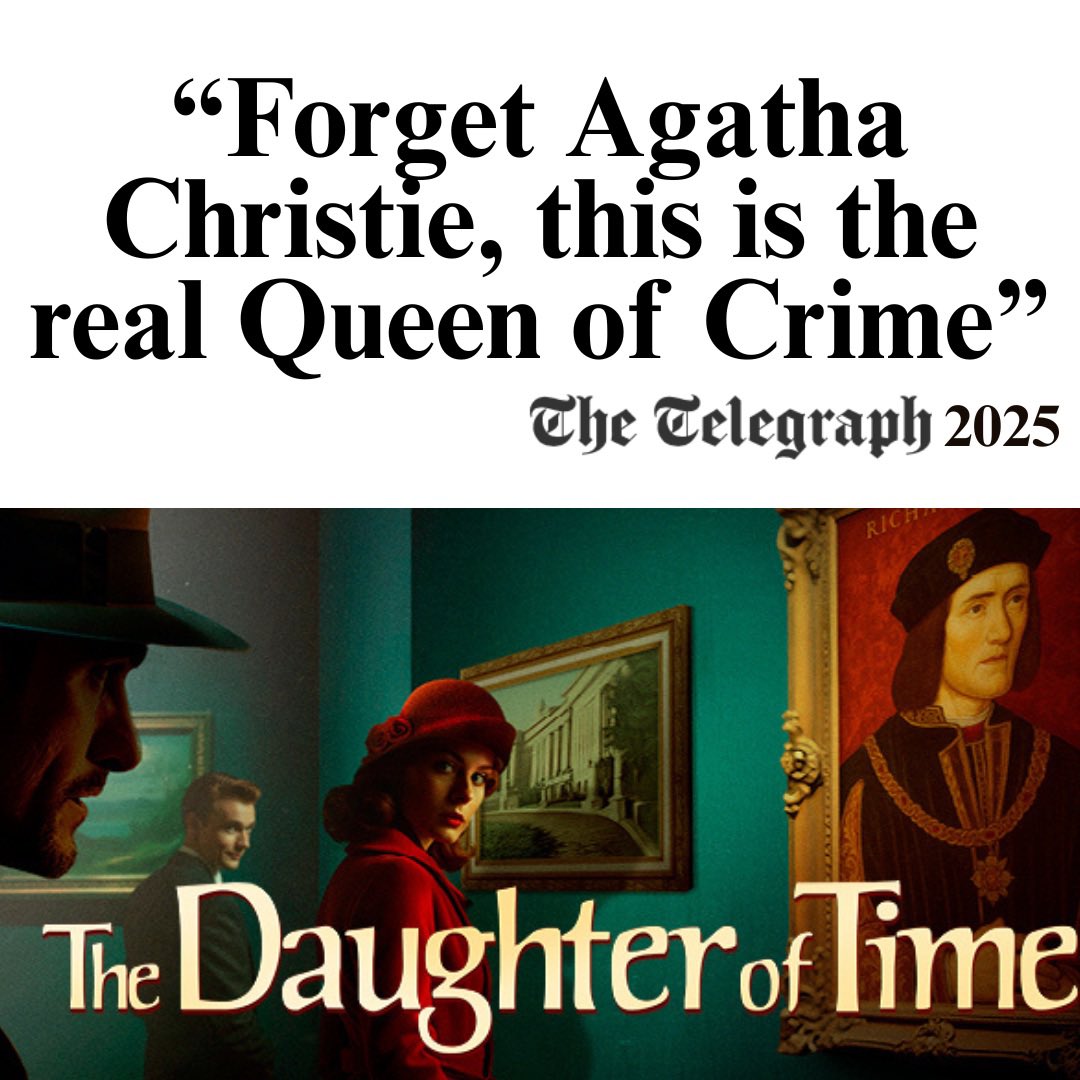 The REAL queen of crime, according to the Telegraph, is Josephine Tey, the author of The Daughter of Time, the genre-defying novel on which our new play by M. Kilburg Reedy. Find out more about Josephine Tey here :

telegraph.co.uk/gift/3a5f4095a…