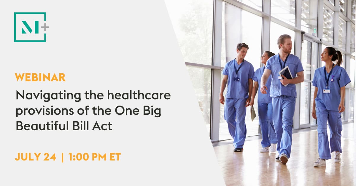 Join us tomorrow for our webinar highlighting key elements of the One Big Beautiful Bill Act and its implications for healthcare stakeholders. Learn how the new law impacts Medicaid, the Affordable Care Act, Medicare, rural hospitals, and more. Register: mcdermott.shp.so/l/u7zh31