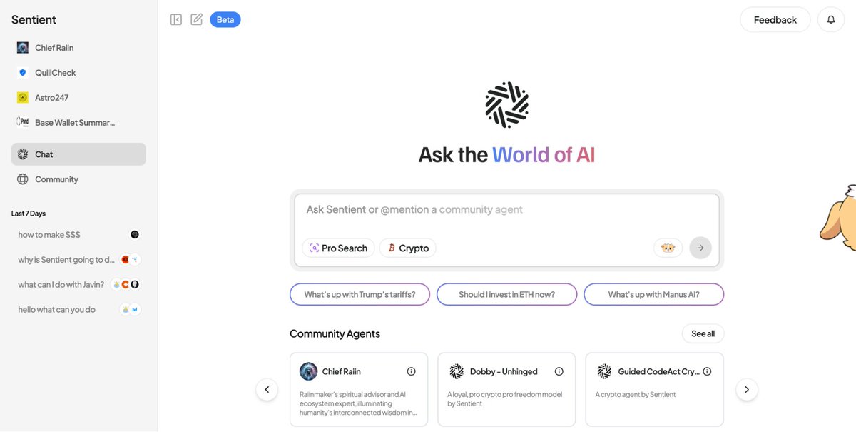 andy1eth's tweet image. 🧵 How @sentient_chat WatchXBT Agent Saved Me from a $1000 Rugpull (And How It Can Save You Too)
Last week, I almost aped into a promising meme token after seeing it pump 500%.
Spoiler: It was a honeypot.
Here's how @Wach_AI on Sentient Chat saved my funds and why every…