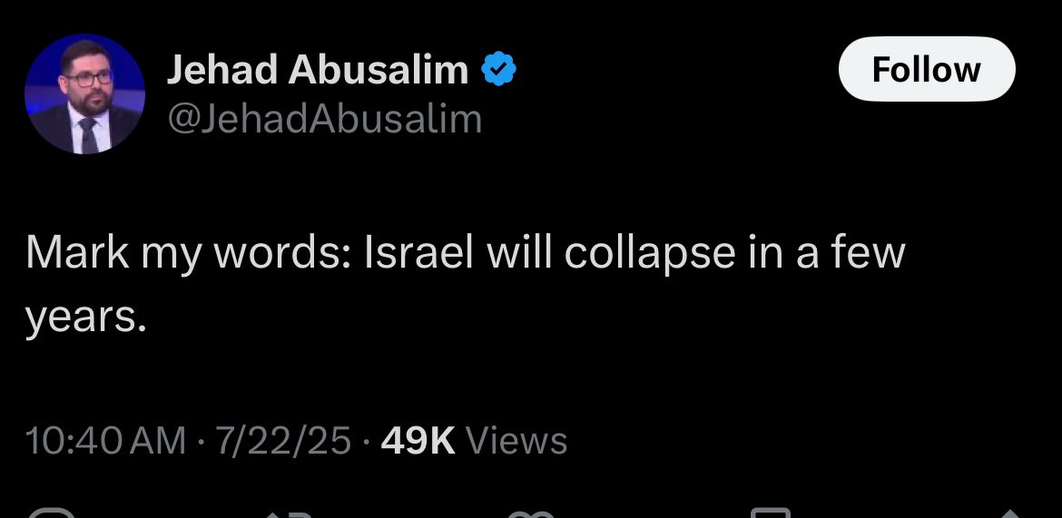 LewisJonathanE's tweet image. Year after year, it's the same old story
Predicting Israel's imminent collapse
Believing that, with enough force, you can scare the Jews off the land
Never once stopping to question their biases and assumptions