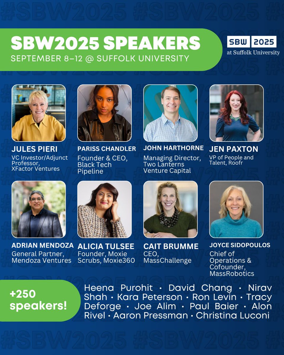 MassInno's tweet image. Startup Boston Week is less than two months away - now’s the time to grab your free ticket.
From Sep 8 - 12, this free conference will bring together 7,000+ founders, operators, investors, and startups from across New England and beyond.
buff.ly/ZUukHXs