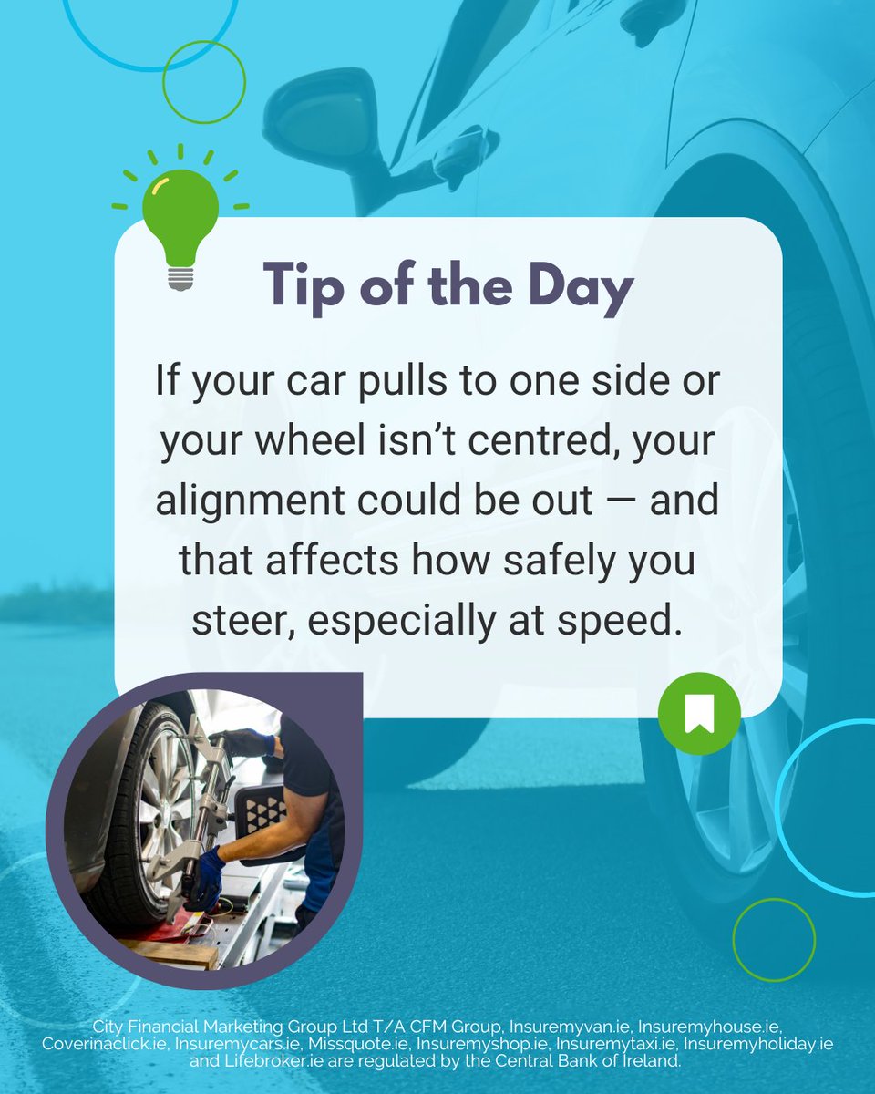 Steering feels off? 🛞 If your car’s pulling to one side or your wheel’s not sitting straight, your alignment could be off. Get it checked ✅🔧
#coverinaclick #insurancetips #tipstuesday #tuesdaytips #ad