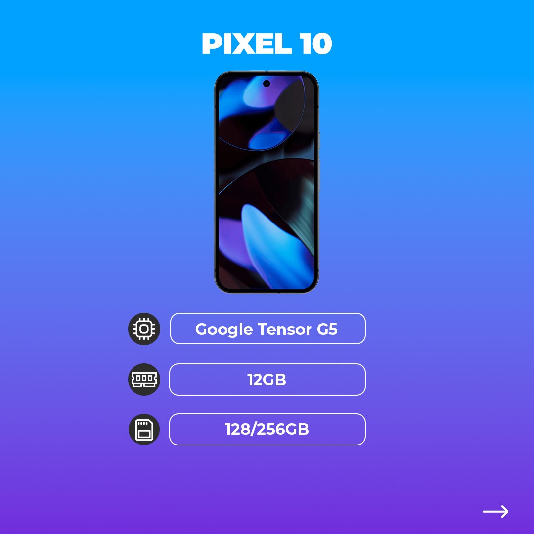 versus_com's tweet image. Rumor Has It: Google Pixel 10!
Official design? Very likely.
Specs? Not yet confirmed ❌
Intriguing? Absolutely✅
More details will be revealed soon… the truth will be unveiled on August 20th!
Would you make the switch? 🤖📱

#specs #googlepixel10 #googlepixel #techleaks