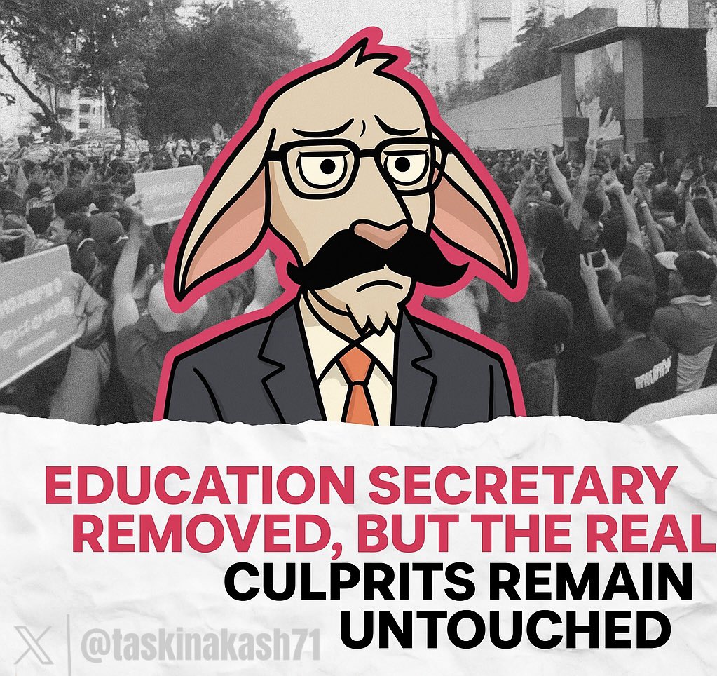 taskinakash71's tweet image. The recent military plane crash that killed Milestone College students has exposed a total collapse of accountability under the illegal interim government. Responsibility for the crash lies with the Ministry of Defence, overseen by the illegal Chief Adviser Muhammad Yunus and his…