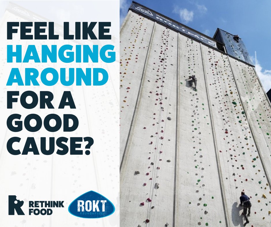 Rethink Food (@rethinkfooduk) on Twitter photo Feel like hanging around for a good cause?
Join our <a href="/ROKTFoundation/">ROKT Foundation</a> Charity Climb on Sunday 28 September & help tackle food insecurity one hold at a time. 💷 £25 to register + raise what you can.
Spots are limited, so don’t just look up, sign up! 👉 rethinkfood.co.uk/rokt-charity-c… Feel like hanging around for a good cause?
Join our <a href="/ROKTFoundation/">ROKT Foundation</a> Charity Climb on Sunday 28 September & help tackle food insecurity one hold at a time. 💷 £25 to register + raise what you can.
Spots are limited, so don’t just look up, sign up! 👉 rethinkfood.co.uk/rokt-charity-c…