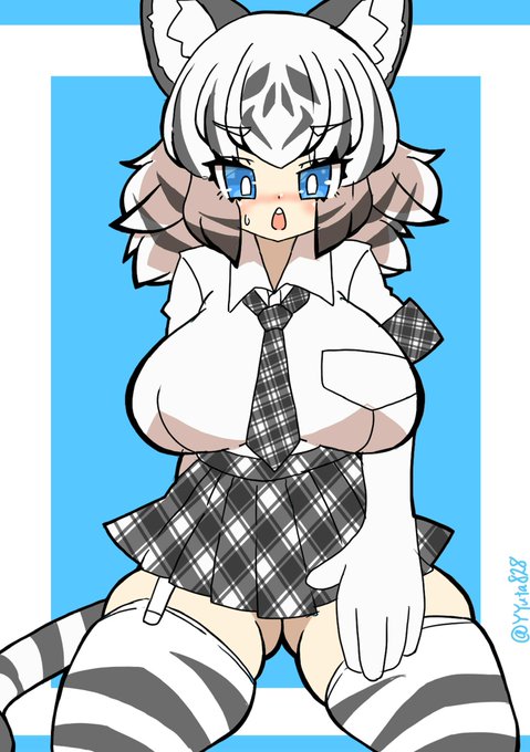 ひさしぶりにホワイトタイガーさん
太ももは隊長の特等席なのです。ええ
(けものフレンズ) 