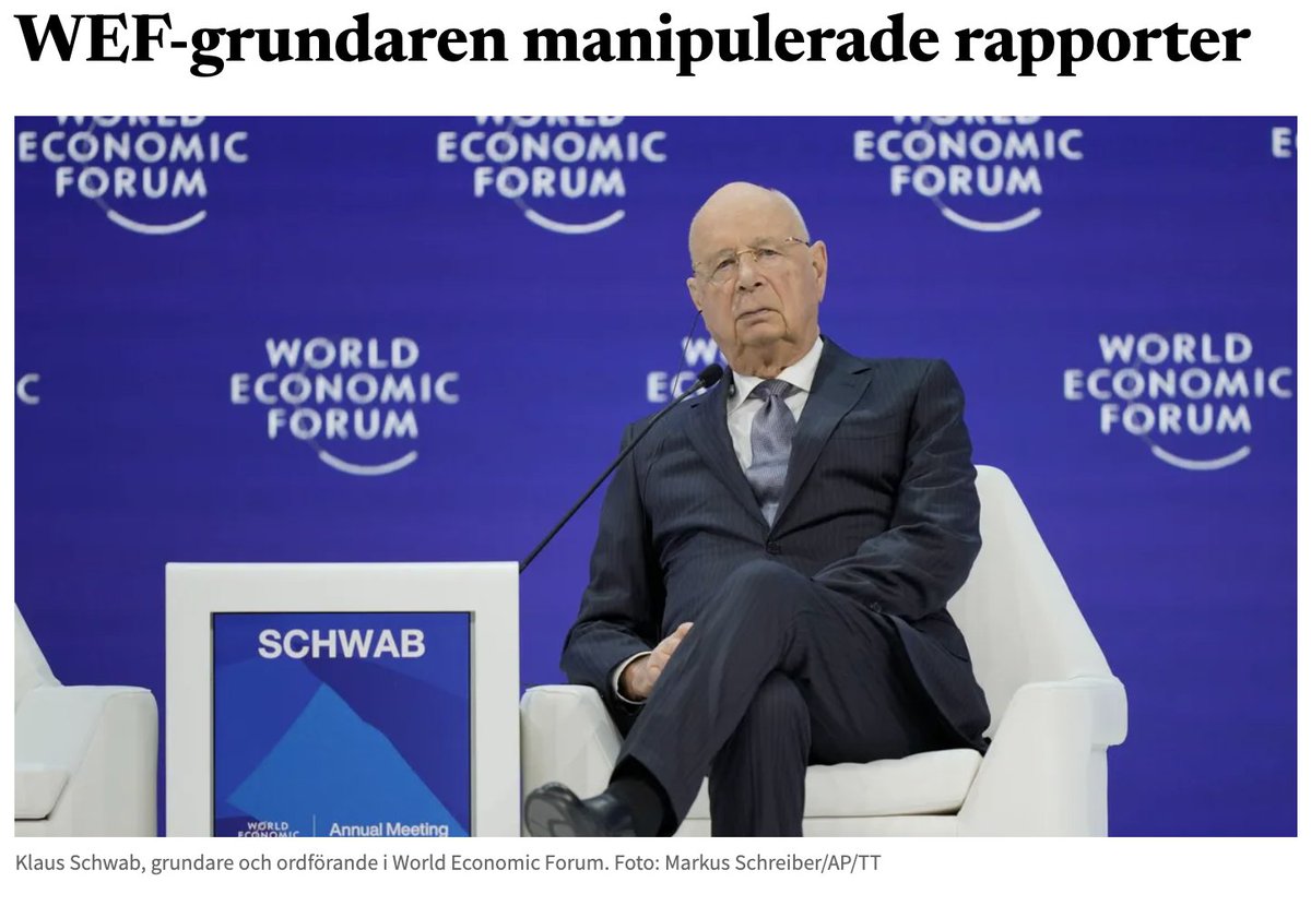 Bulletin_Nu's tweet image. WEF-grundaren Klaus Schwab ändrade forskningsresultat för att inte uppröra Indien och arabländer – och förhindrade att Brexit fick se bra ut. bulletin.nu/wef-grundaren-…
