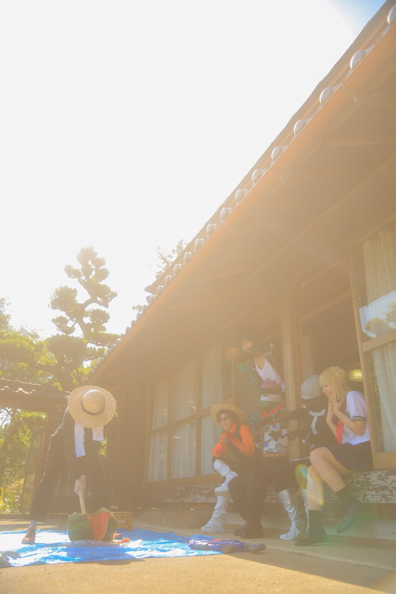takotounagi's tweet image. cosplay 
MHA （1/3）

🔫🕶️これが俺たちの夏休みだ〜〜〜〜！！！☀️🍉👒

#250622_敵連合の夏休み