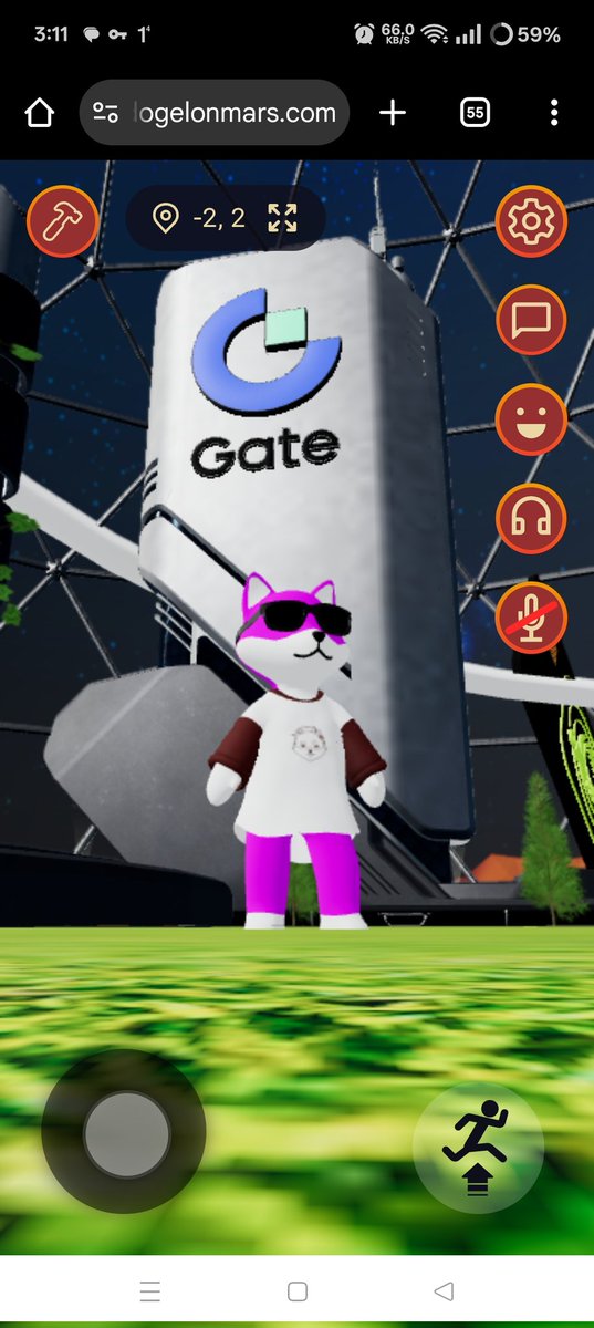 Mralvir's tweet photo. 🚀 Just landed at (-2, 1) in the Dogelon Metaverse and snapped my selfie with the @gate_io building!
Holding $ELON and ready to explore the stars with @DogelonMars 🌌
#DogelonMars #GateToTheFuture
📸 + ✅ Form submitted! https://t.co/6n6EKf1jgi