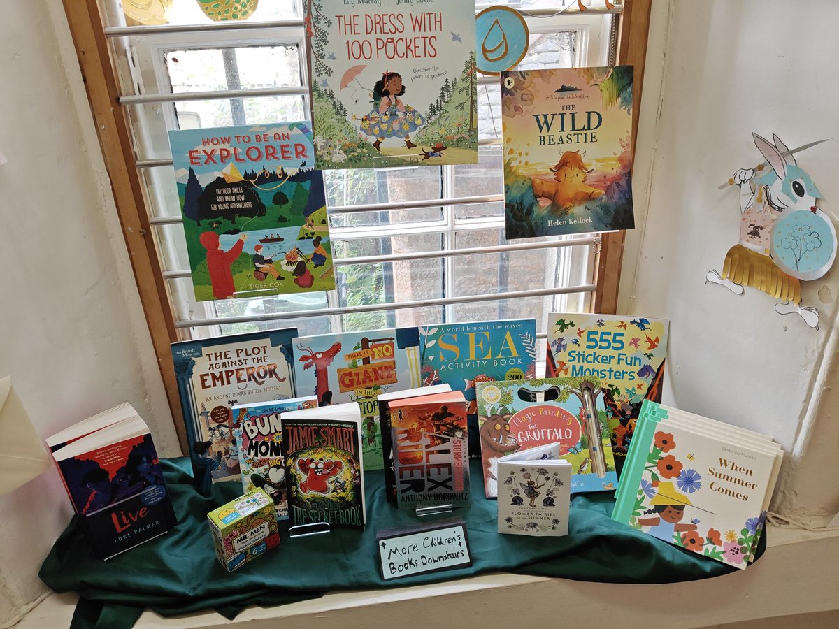Furtherfrom's tweet image. The sun is out, hooray! Whether you're looking for a light summer read or something more intense, why not come for a browse and pick up your next read today? We've got brilliant titles for all ages and interests! #ChooseBookshops