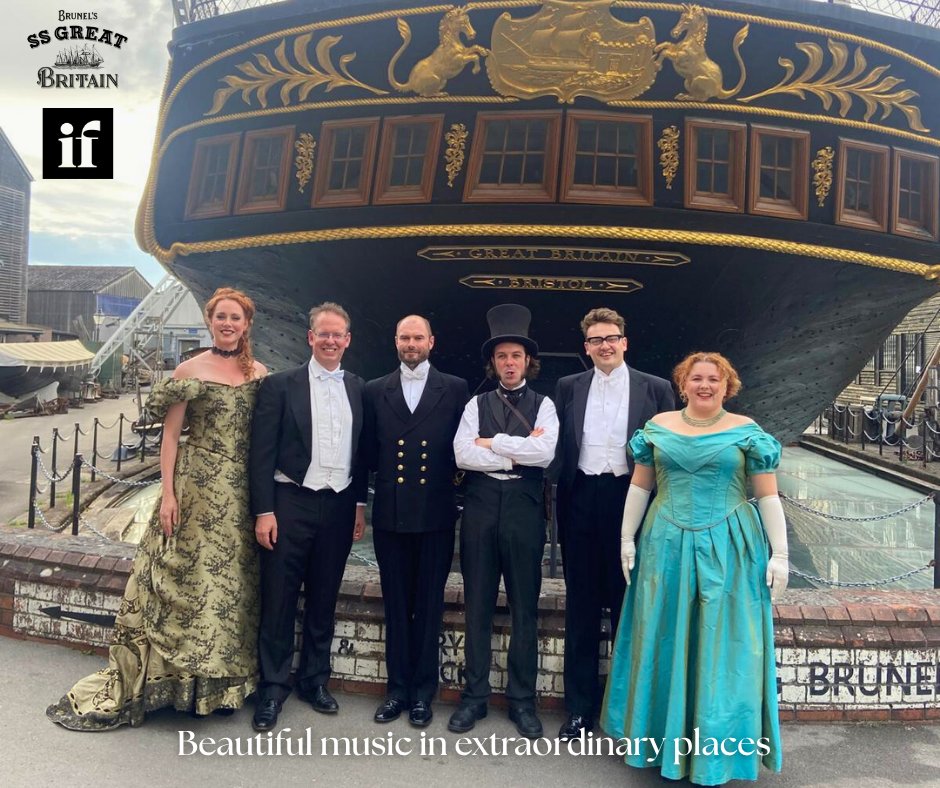 if_opera's tweet image. TALES FROM THE SS GREAT BRITAIN
Everything was shipshape for our debut aboard Brunel's SS Great Britain alongside The Bristol Ensemble last weekend and we had a whale of a time! We hope everyone enjoyed themselves as much as we did!