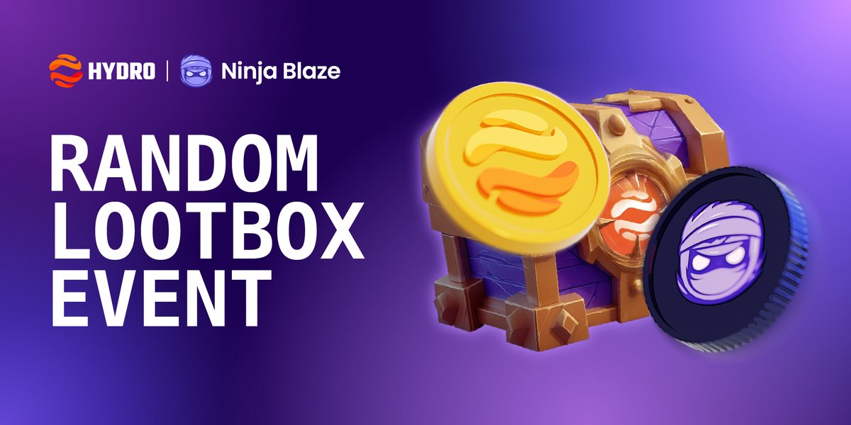 hydro_fi's tweet image. HYDRO x NINJA BLAZE PARTNERSHIP CAMPAIGN
Mint hINJ on Hydro and earn a Loot Box ticket!
1 ticket for every 10 hINJ minted.
🎁 Total Rewards: 200,000 HDRO + $NBZ
⏳ Campaign runs until all rewards are claimed.
👉 Learn more: hydro-fi.medium.com/hydro-x-ninja-…
@NinjaBlazeApp