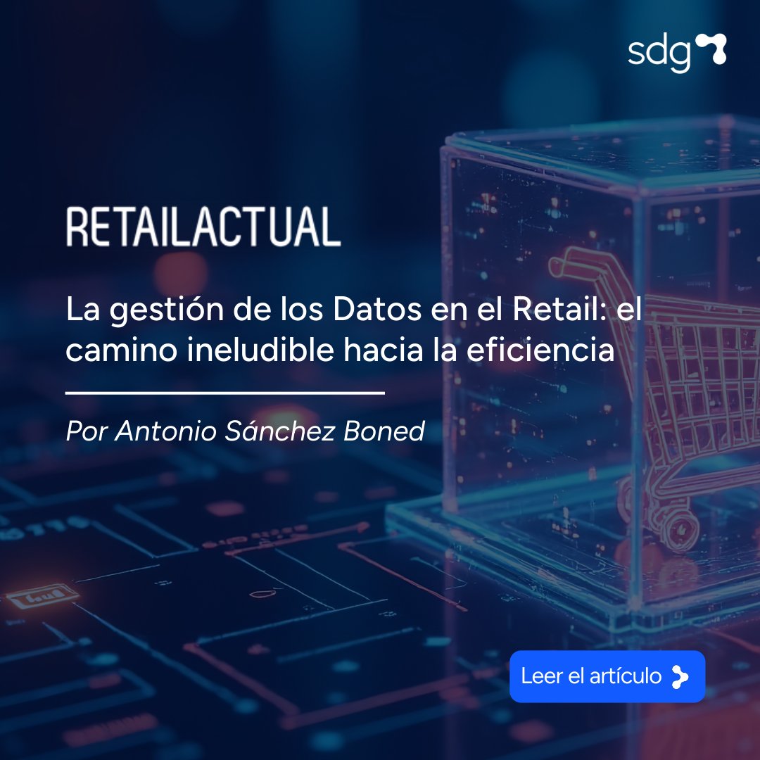 En #Retail y #GranConsumo el dato sigue siendo clave para conseguir una mayor competitividad. Hoy en <a href="/retailactual/">Retail Actual</a> nuestro Consejero <a href="/SanchezBoned/">Antonio Sanchez Boned</a> nos da las claves para que el comercio minorista pueda convertirse en una industria #DataDriven hubs.li/Q03yqFsG0 #SDGGroup