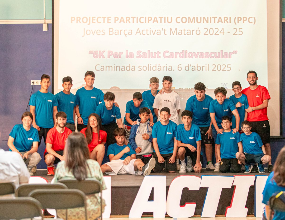 Comencem PREinscripcions al Barça Activa't.
Una iniciativa de <a href="/FundacioFCB/">Barça Foundation</a> amb suport de <a href="/diba/">Diputació de Barcelona</a> i <a href="/matarocat/">Ajuntament de Mataró</a> que combina activitat física, experiències educatives i accions comunitàries per joves de 12 a 17a. Dm i dj de 17.30h a 19.30h a Pista de La Llàntia
forms.gle/ZjwwNMTkxkXpsG…