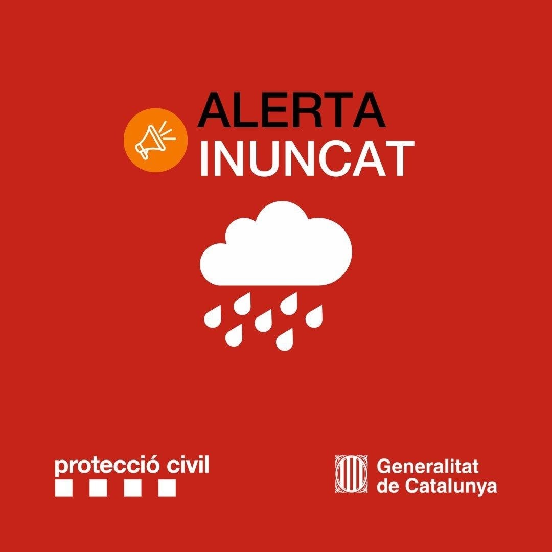 ⚠️ Activat en fase de prealerta el Pla d'actuació municipal per risc de pluges intenses a #LHospitalet.

🌧️ Previsió de xàfecs forts (fins a 40 l/m² en 30 min) que poden anar acompanyats de tempesta, calamarsa o pedra petita.

Preguem a la ciutadania precaució.