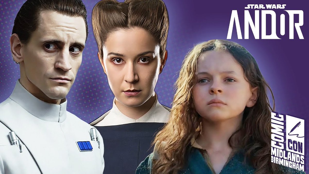 JediNewsNetwork's tweet image. Andor Cast | Full Q&A | Comic Con Midlands (July 2025) - jedine.ws/ya8i #StarWars @comconmidlands_ @monopolyevents1 @AndorOfficial
#JacobJamesBeswick #ElizabethDulau #AprilVWoods @StarWars