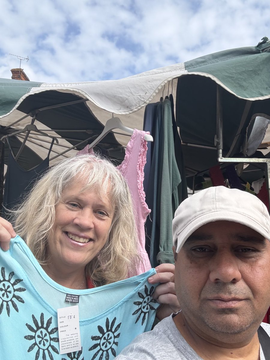 diana_blamires's tweet image. The new clothes stall is now a regular fixture at Winslow Wednesday Market. Do pop along & get your holiday sundress - I did! Also, community market stall coming soon.