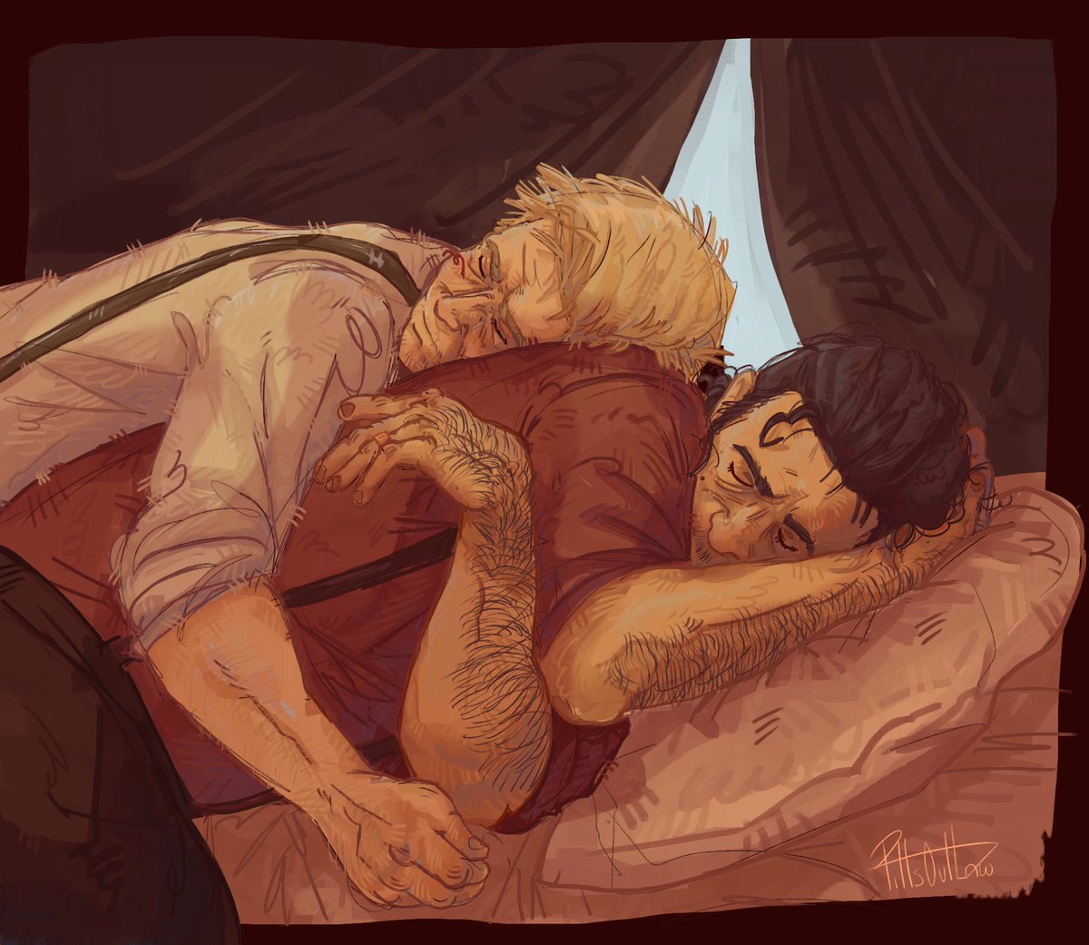 Old friends, memory brushes the same years
Silently sharing the same fears