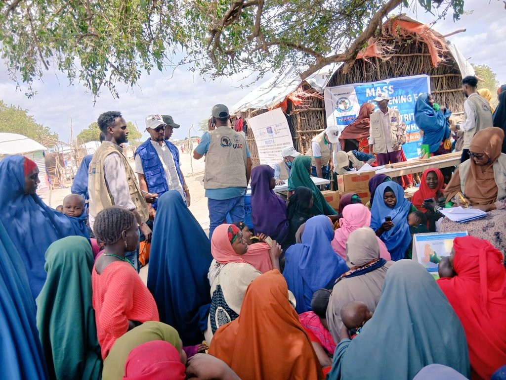 WamoRelief's tweet photo. Ololaha Nafaqada Bulshada!
 Community Nutrition Campaigns are underway across Afmadow District. 
@WamoRelief was honored to welcome an @iom_somalia representative who visited and monitored the activities, supported under the Somalia Rapid Support Mechanism. https://t.co/Vm4D5lGFTc