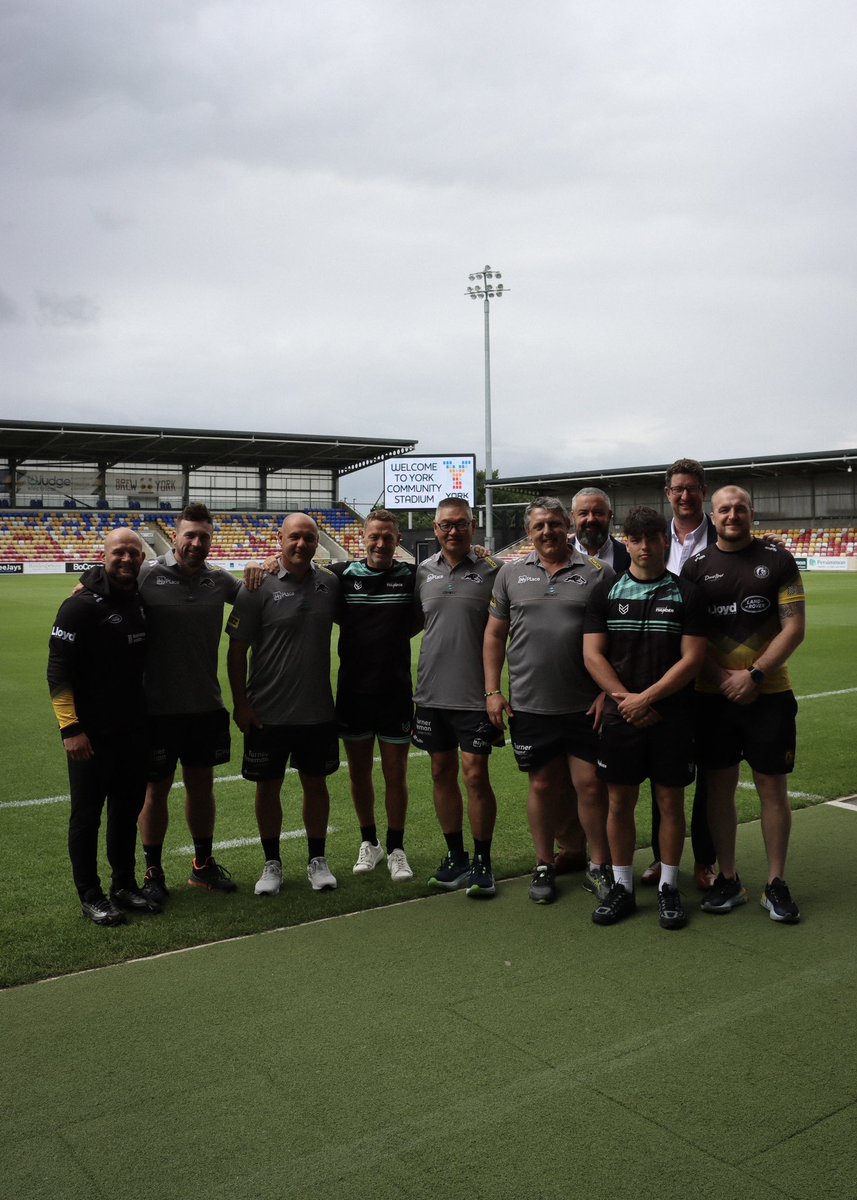 <a href="/YorkRLFC/">York RLFC Knights</a> 🤝 <a href="/PenrithPanthers/">Penrith Panthers 🐾</a> 🤝 <a href="/ThunderRugby/">Newcastle Thunder</a> 

🇦🇺 Say hello to some of our visitors this week, including some of the Penrith Panthers team over from Aus.

This is another step in our collaboration between our three clubs to strengthen Rugby League from the ground up, fostering