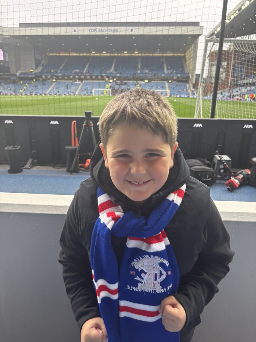 First game of the season and first game at his new season ticket seat! 

🏡