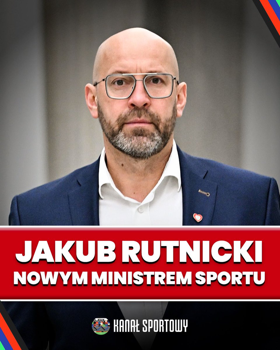 Sportowy_Kanal's tweet image. Jakub Rutnicki został nowym ministrem sportu.
Zaskoczeni? 💭