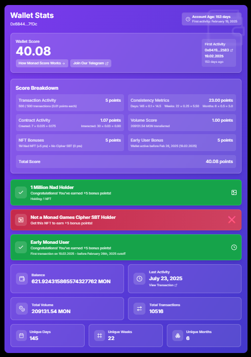 AwFiuk's tweet image. It's been over 5 months of using Monad and I still don't have full access xD

the result can be checked on
https://cryptowalletsx..com/monad-testnet

@monad #monad_testnet_mon #whenfullaccess