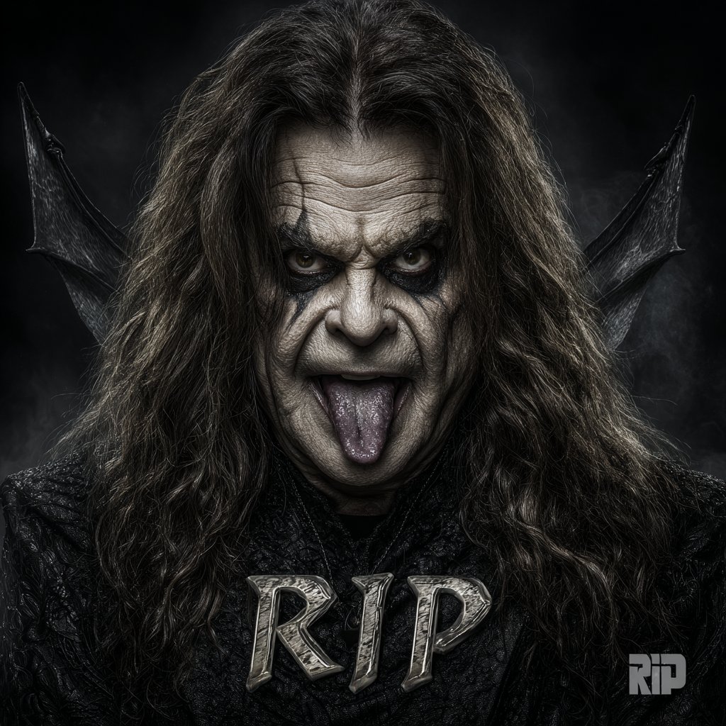 stockertsg's tweet photo. sad day local passes  he finally got on the crazy train Ozzy Osbourne your music lives on. https://t.co/8XzYItv5bV