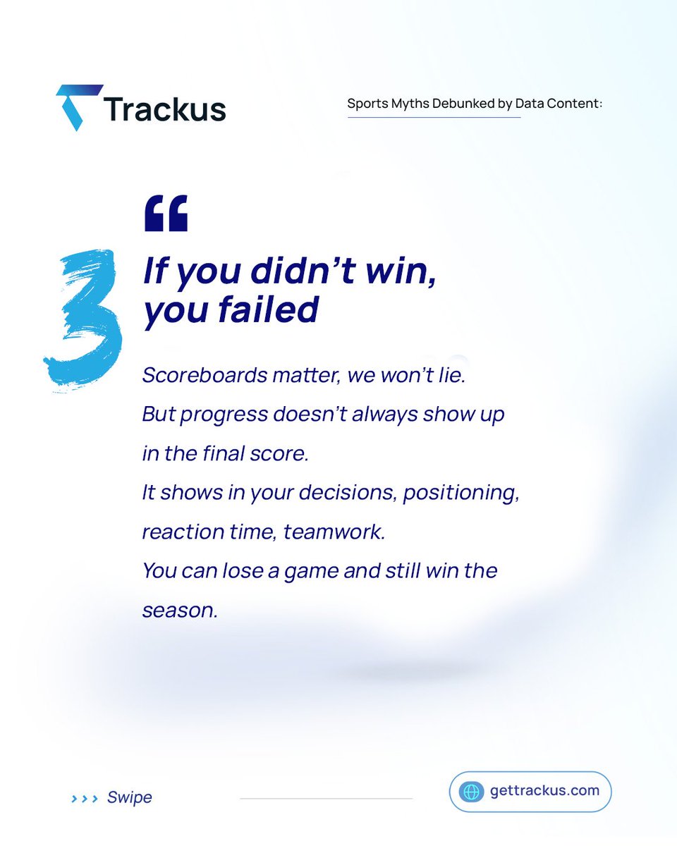Time to separate fact from fiction in sports.
Swipe through to see how data debunks common myths and discover a new way to approach the game

#trackusAl #sports #sportfiction