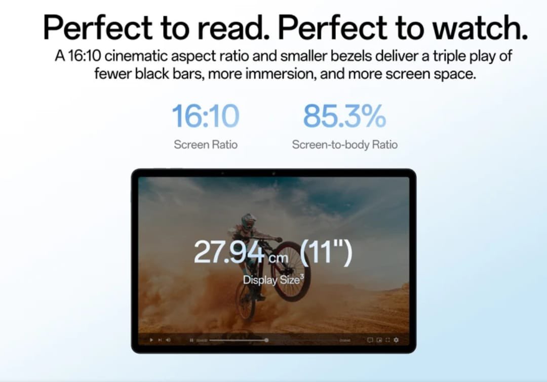stufflistings's tweet photo. OnePlus Pad Lite price in India. https://t.co/rY9QPjjXZu