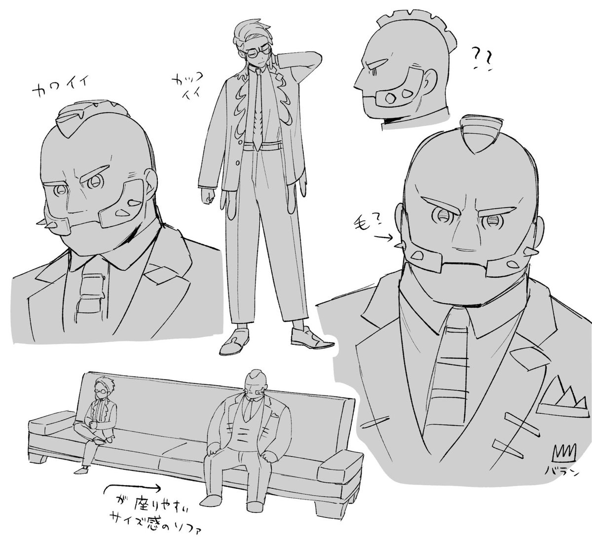 asym00's tweet image. 昨日のうちはカラスバに騒いでたはずなのに隣のでっかい側近風マブに意識を持っていかれ始めてて笑う
なんでそんなに澄んだ真っ直ぐな目を…?お名前なんて言うの…??こわい顔とかできる…?