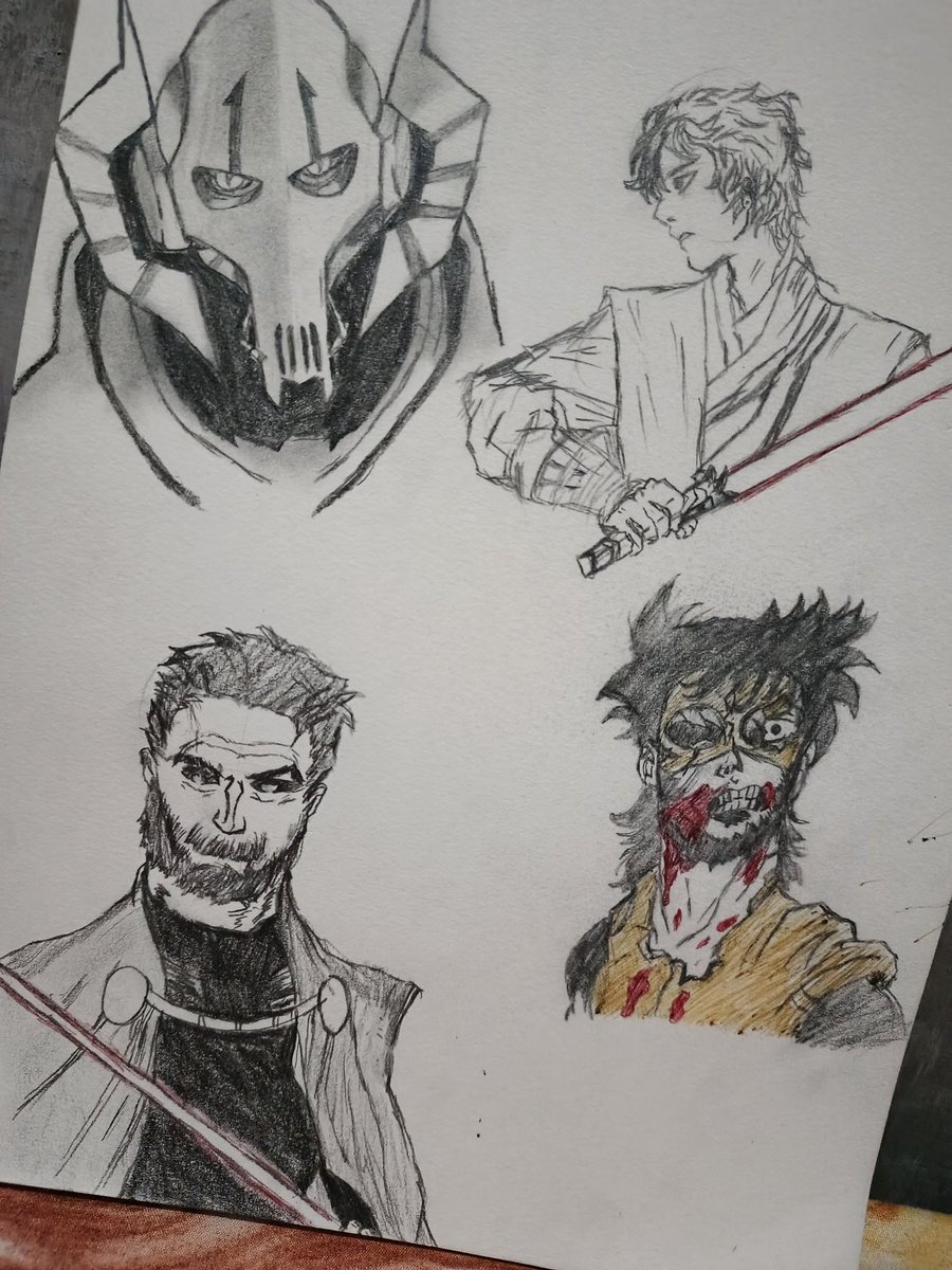 VAndreyono's tweet photo. i just bored and they pass through my mind 
#art #sketch #drawingart #dailyart #starwars #anakinskywalker #sith #INVINCIBLE https://t.co/MA5dCUvx5C