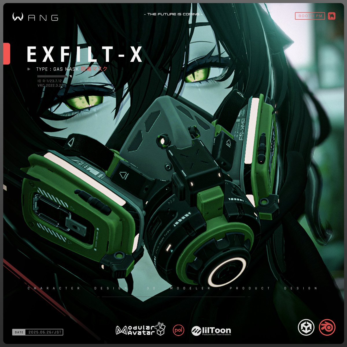 wang_VRC's tweet image. 🔥【EXFILT・X】GIVEAWAY / プレゼント企画開催中🔥
Win 1 of 5 premium VRC masks.
抽選で5名様に限定マスクを贈呈。
たったこれだけで応募完了👇
🔷Follow @wang_VRC / フォロー
🔶Retweet this post / リツイート
🗓️Ends: July 26 / 7月26日締切
📩Winners via DM
#VRChat #booth_pm
