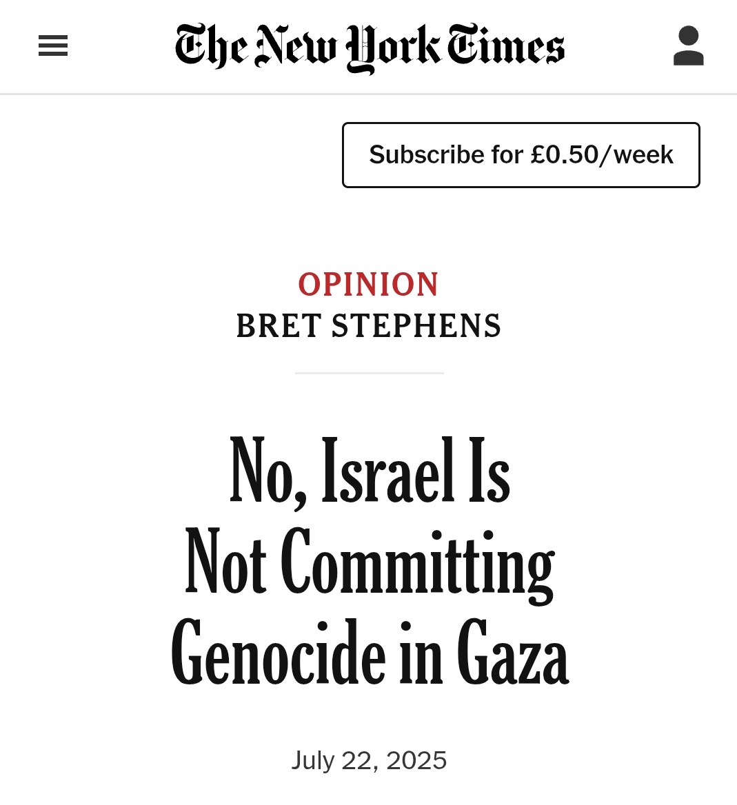 Louis_Allday's tweet image. Nazi media figures and propagandists were prosecuted at the Nuremberg trials, Bret Stephens in particular and the NYT leadership in general are no different to them: cogs in the genocidal machine who must face justice.