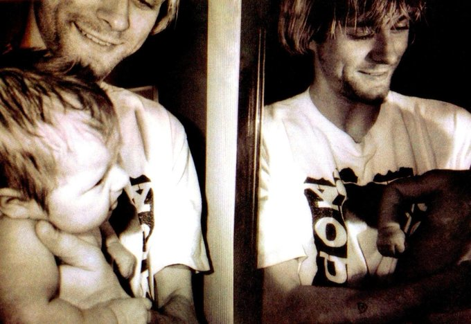 TheExtremeMusi1's tweet photo. Kurt and Frances Bean Cobain https://t.co/NMffXH6QwE