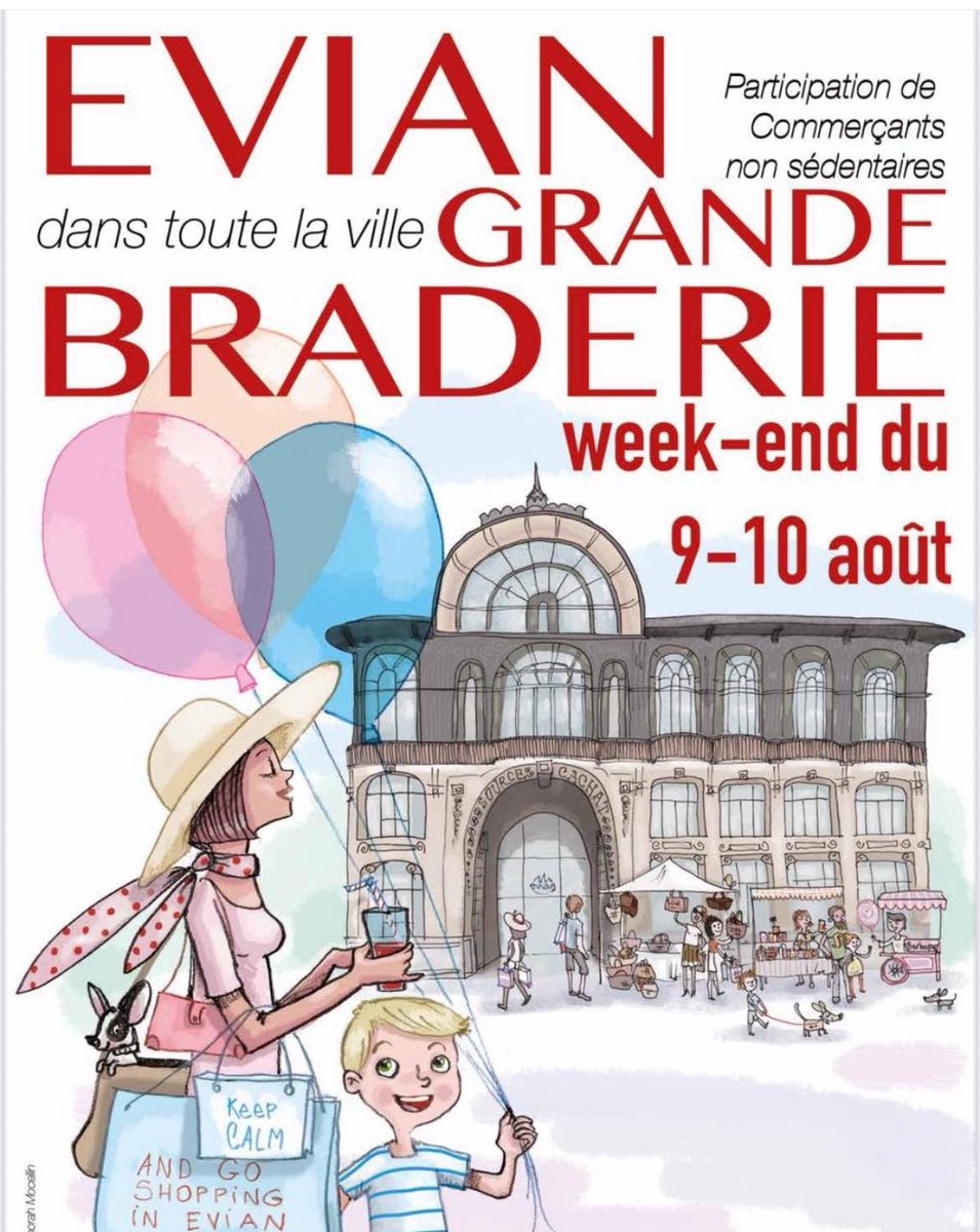 #braderie #eviancommerces
