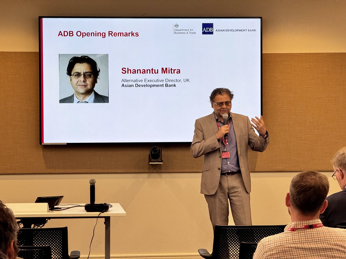 🇬🇧🤝 🌏 ADB’s 2nd #UK outreach mission took place last week.  

More than 200 firms across #London, #Edinburgh &amp; #Cardiff participated to boost UK–Asia development ties. Led by Seung Min Lee, ADB Deputy Representative in Europe, this mission focused on #agriculture, #energy,