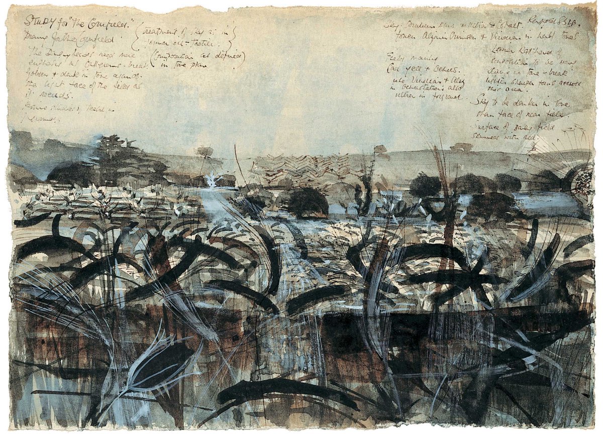 PierArtsCentre's tweet photo. This week our #WednesdayWorkoftheWeek is Alan Reynolds First Drawing for Summer (The Seasons) 1954-6
#PierArtsCentre https://t.co/IK8RvXk8BQ