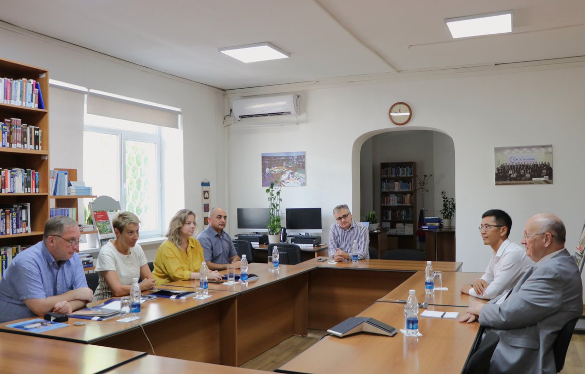 OSCE_Academy's tweet image. On 21 July we welcomed a delegation from the @GFSIS_official. The meeting focused on possibilities for future collaboration between the two institutions, including research, publications, and mutual attendance at conferences.
More: shorturl.at/ZlGID