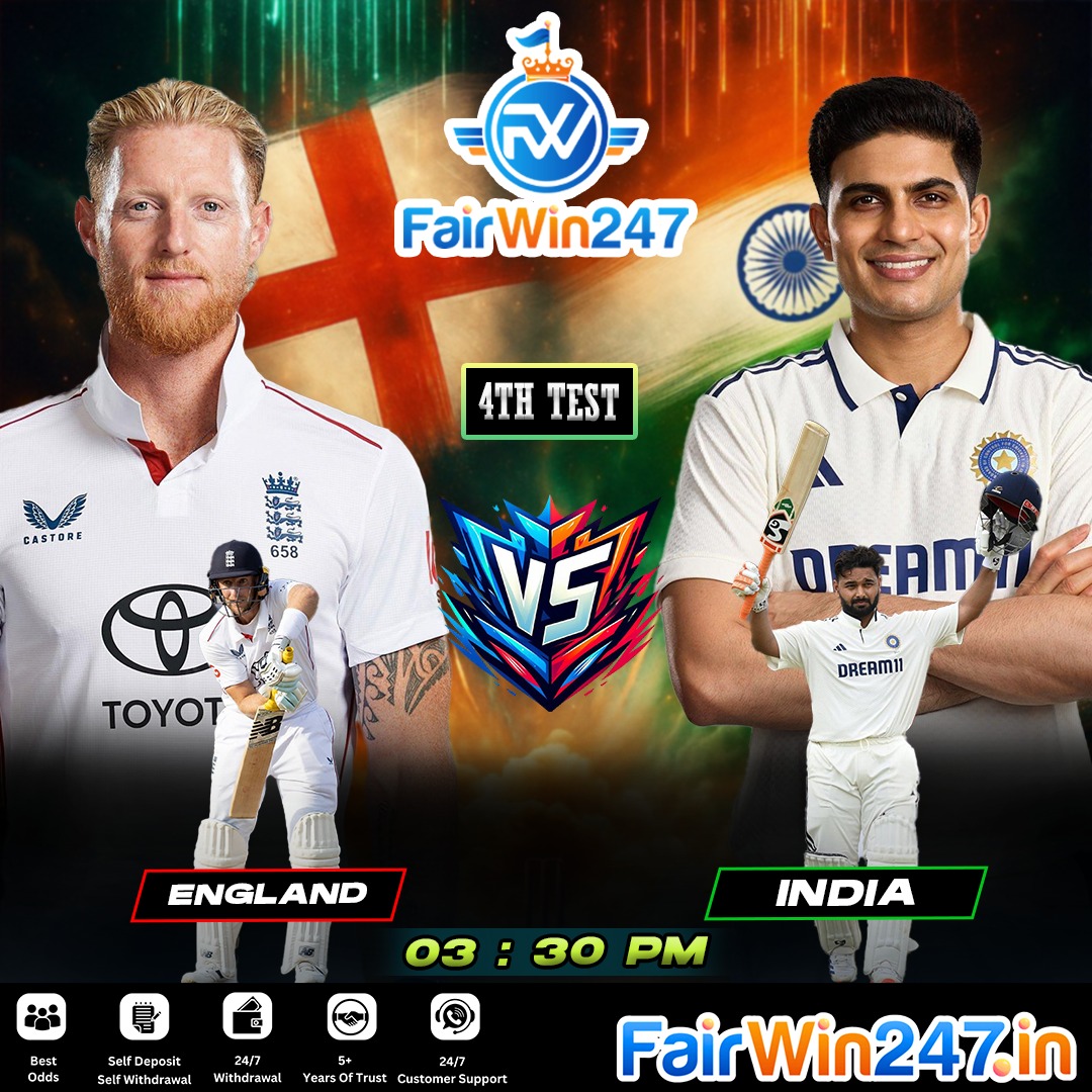 FairWin_247's tweet image. The Honor Of Cricket is Back...🤩!!
Can 🇮🇳 India Breach the Old Trafford Fortress 🏴 and Force a Decider....🤔??
🌐 Join Now at bit.ly/Fairwin247
🔹User-Friendly Site
🔹Fast Deposits and Withdrawals
🔹Manual Crypto Option
🔹24×7 Customer Support
#FairWin247 | #ENGvIND
