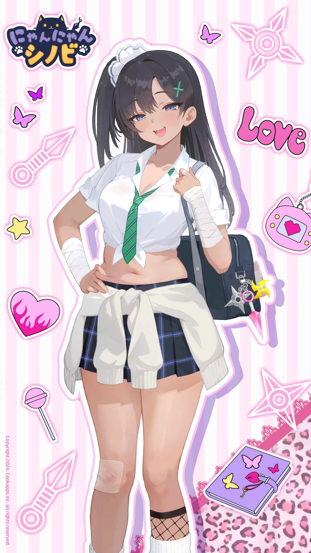 にゃん♥ aimoha｜HOOK -original-/激カワ にゃんにゃんマフィア総柄