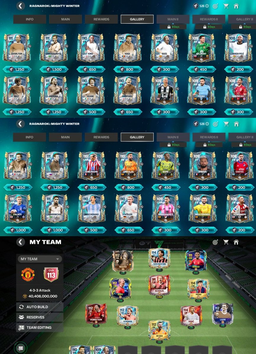 FC MOBILE FAM 🤩🤩🤩
1️⃣) ARE YOU CONFUSED BETWEEN WHOM TO CHOOSE FROM SHARDS ❓️❓️❓️
2️⃣) NEED HELP REGARDING SQUAD CHANGES ❓️❓️❓️

DROP YOUR SQUAD DOWN HERE WITH SHARDS AND COIN BALANCE 👍👍👍

I REALLY WANNA HELP YOU GUYS .
#fcmobile #EAFC25 #fcmobile26