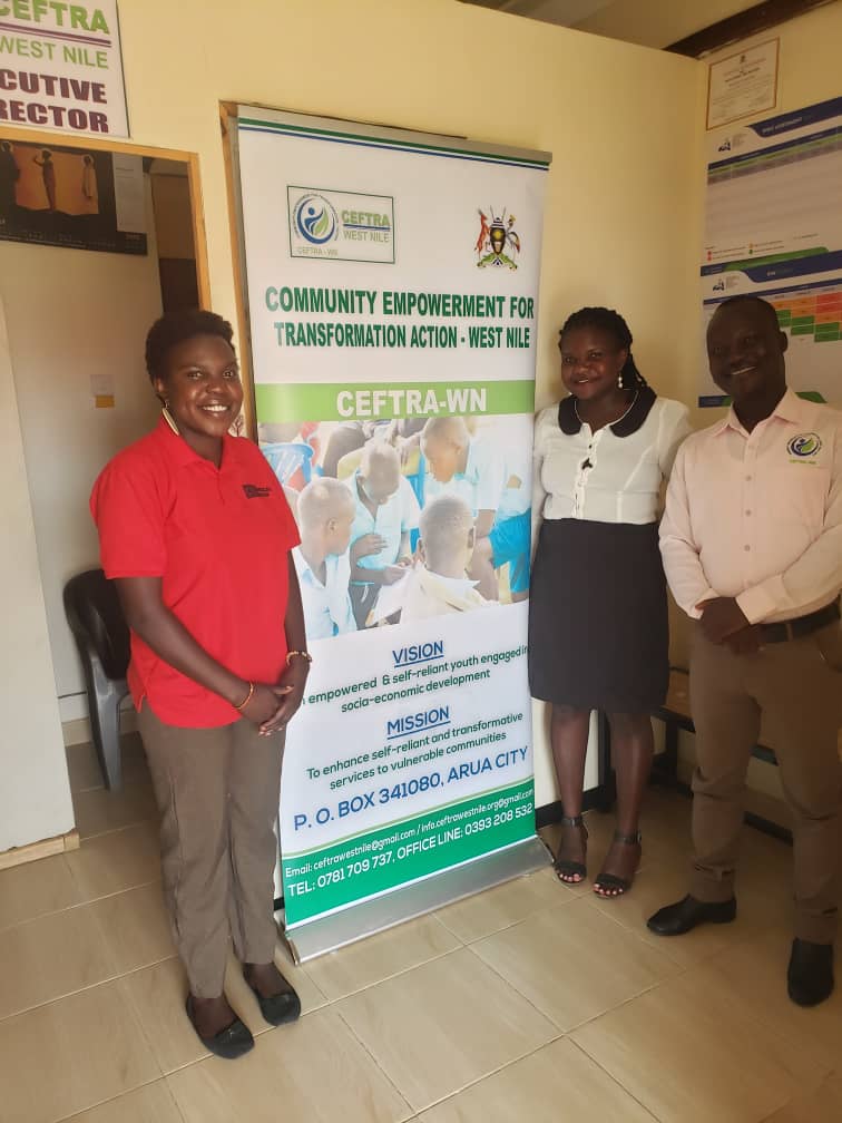 CEFTRAWESTNILE's tweet image. This morning we were so delighted to host executive director of Oppo initiative,a youth led organization newly started to learn from us .
We believe in partnership and uplifting youth led initiatives. 
&quot;Amplifying youth voices&quot;
@GCSP_Uganda , @C4C_Uganda