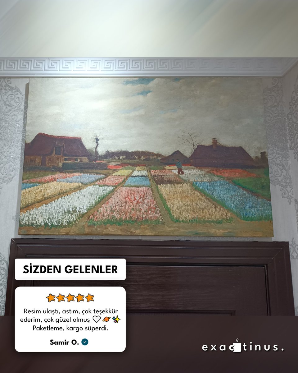 exactinus's tweet image. Sizden Gelenler⭐️
Kanvas tablolarda geçerli %50 indirim fırsatını kaçırmayın. 🎁
👉exactinus.com/kanvas-tablo