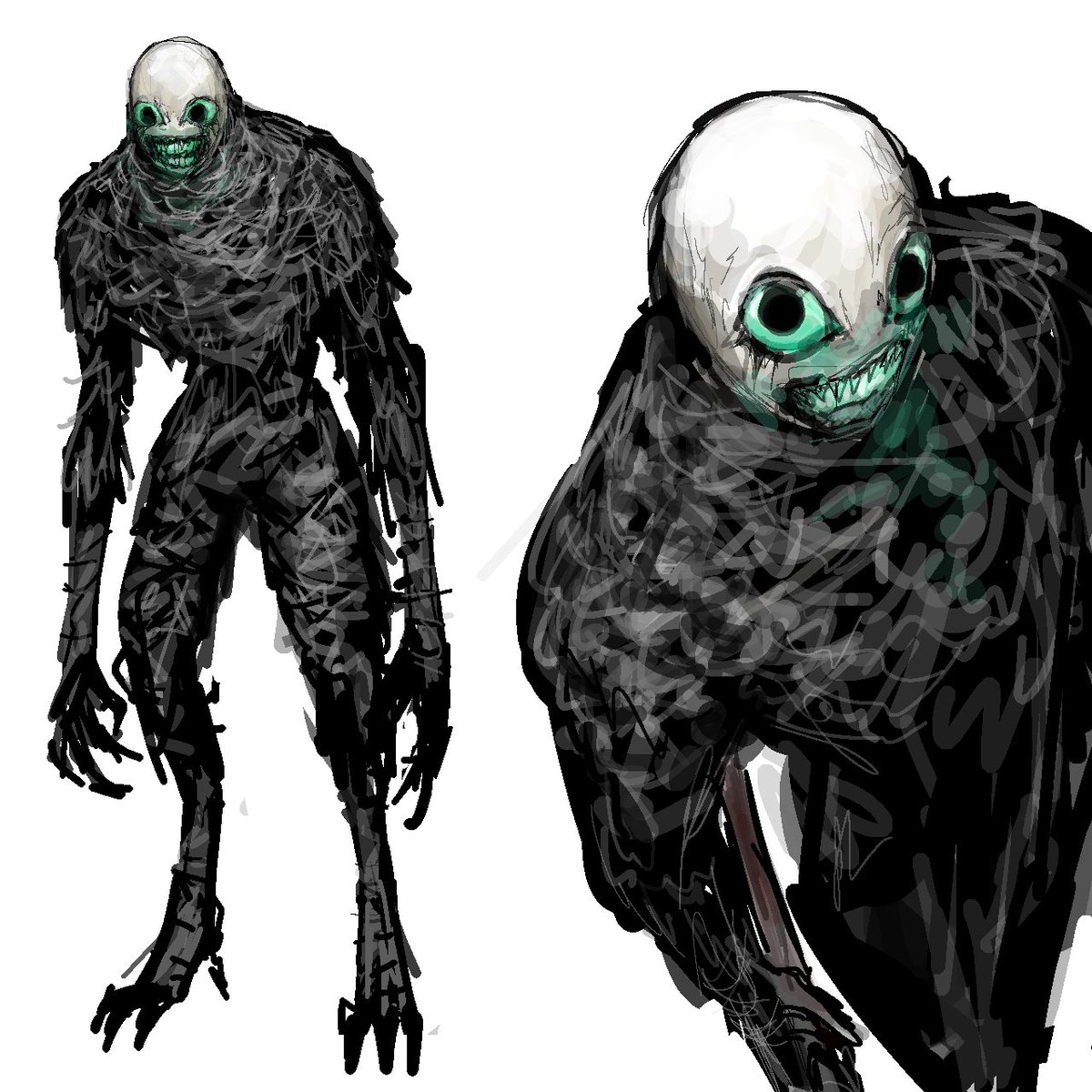 die of death might have said pursuer doesn't have fur, but they didn't say anything about scales and feathers

#dieofdeath