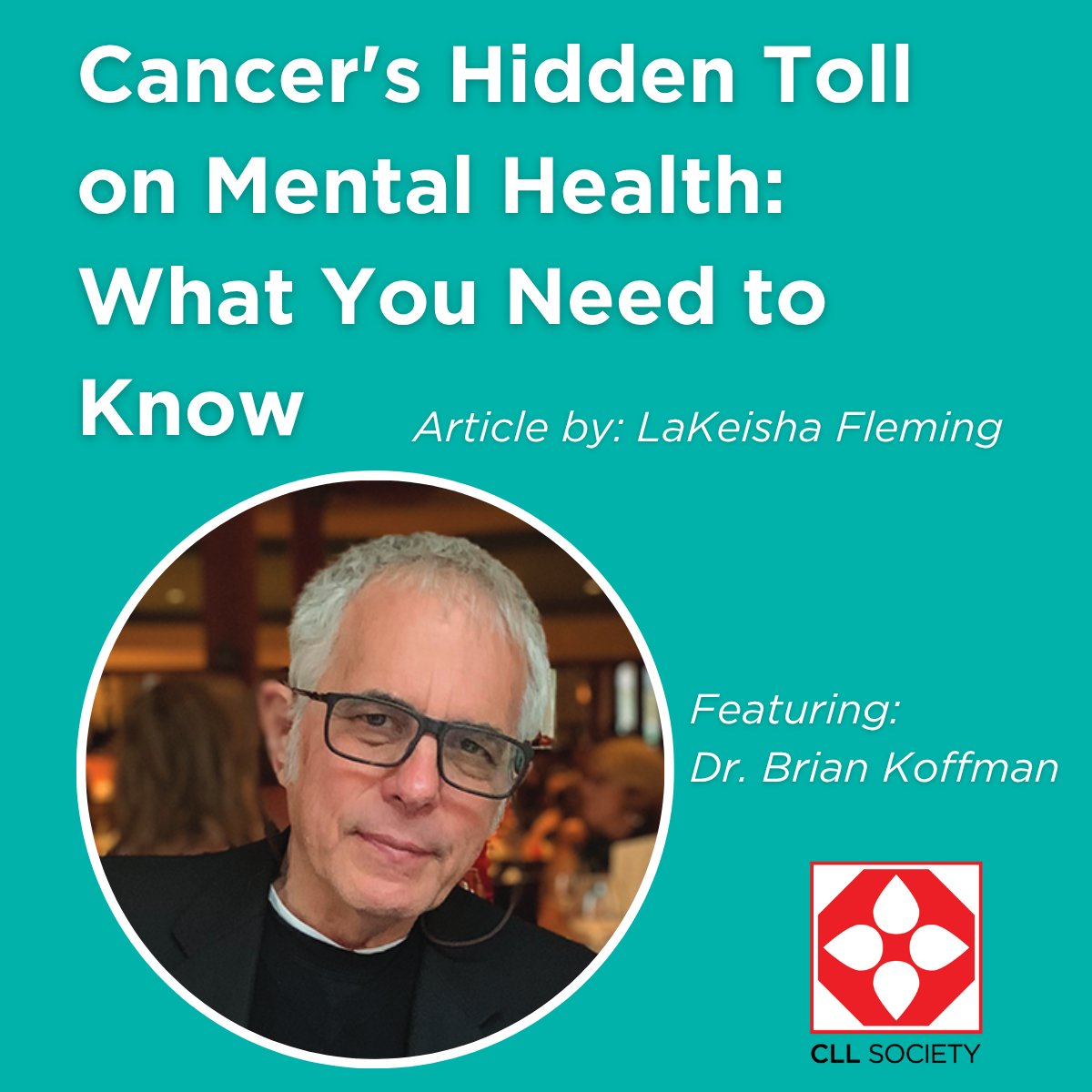 CLL Society Inc. (@cllsociety) on Twitter photo “Cancer is a thief…” — Dr. Brian Koffman shares his personal CLL diagnosis journey in this powerful <a href="/Verywell/">Verywell Health</a> piece on the emotional toll of cancer.
Learn more about the emotional side of cancer and the power of community, compassion, and resilience.bit.ly/4lCg6h2 “Cancer is a thief…” — Dr. Brian Koffman shares his personal CLL diagnosis journey in this powerful <a href="/Verywell/">Verywell Health</a> piece on the emotional toll of cancer.
Learn more about the emotional side of cancer and the power of community, compassion, and resilience.bit.ly/4lCg6h2