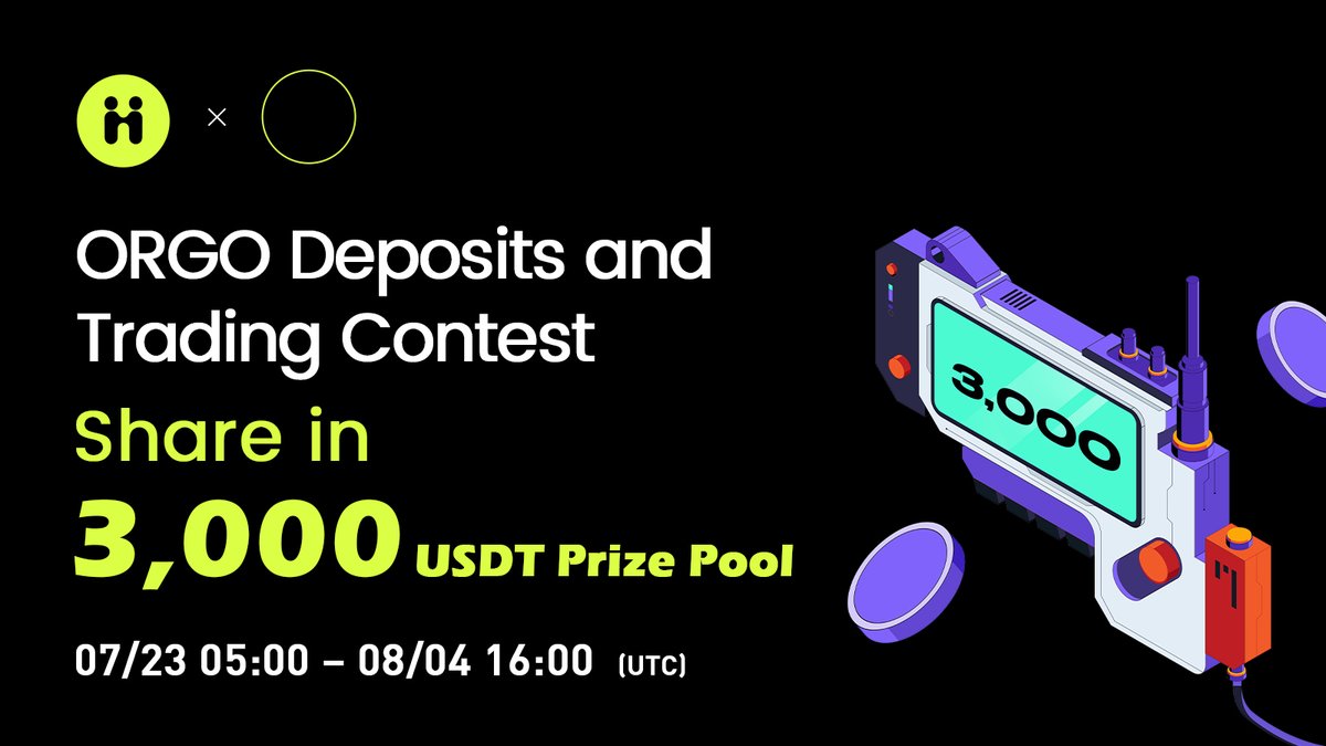 HIBTGlobal's tweet image. 🎁 #Hibt $ORGO Deposits and Trading Contest
⚖️ Trade: hibt.com/trade/ORGO-USDT
✉️ Details: support.hibt.com/hc/en-us/artic…
#ORGO #CryptoGiveaway #CryptoGem #HibtSpot