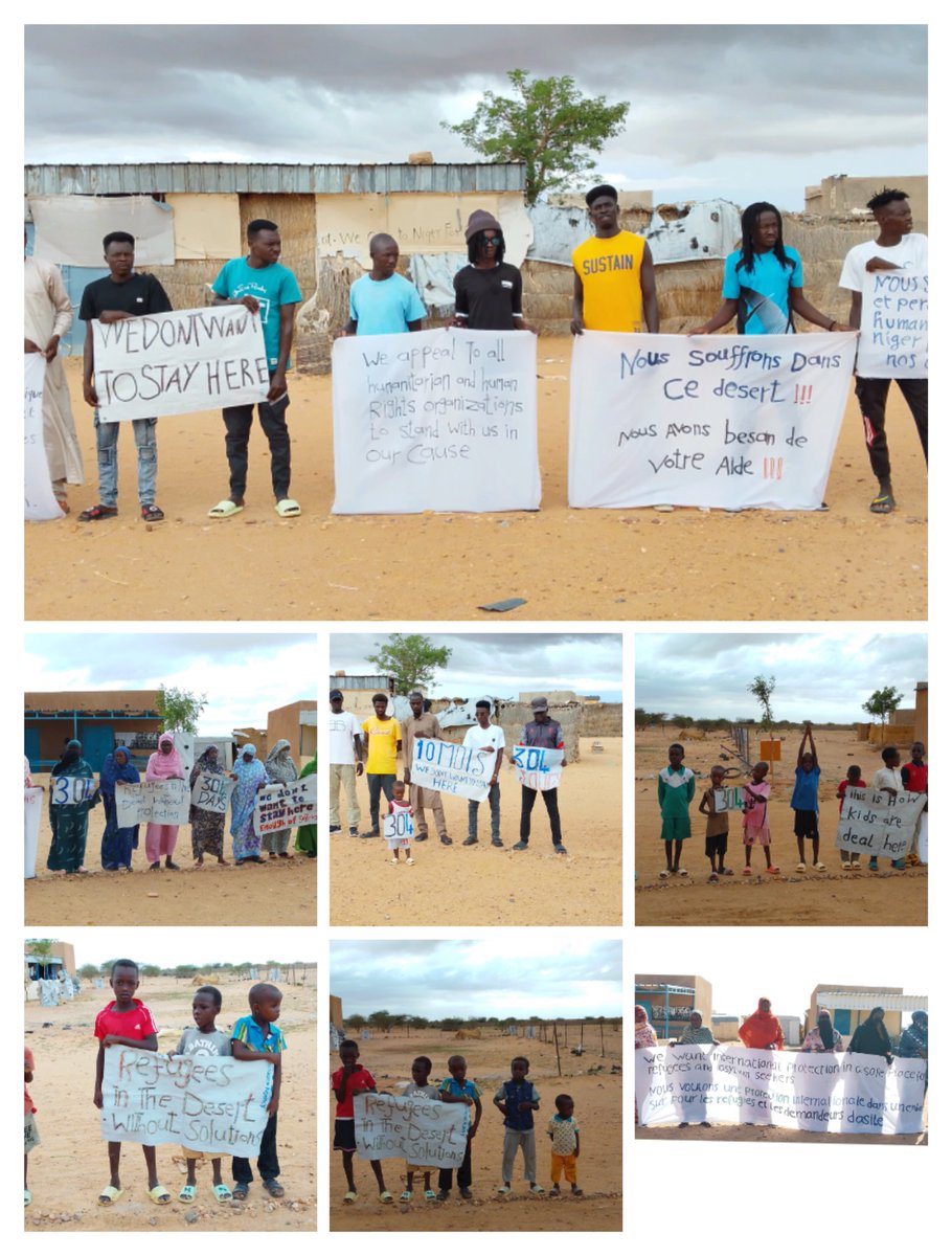 You23062275Man's tweet image. 304 daysof peaceful protest .It is true that those who care do not refuse
treatment,and only as refugees,we want
an answer to this slogan"We do not want to stay
here" @UNGeneva @Pontifex266Arch @UNHumanRights @DavidLammy @antonioguterres @FilippoGrandi @cochetel @AntonellaNapoli