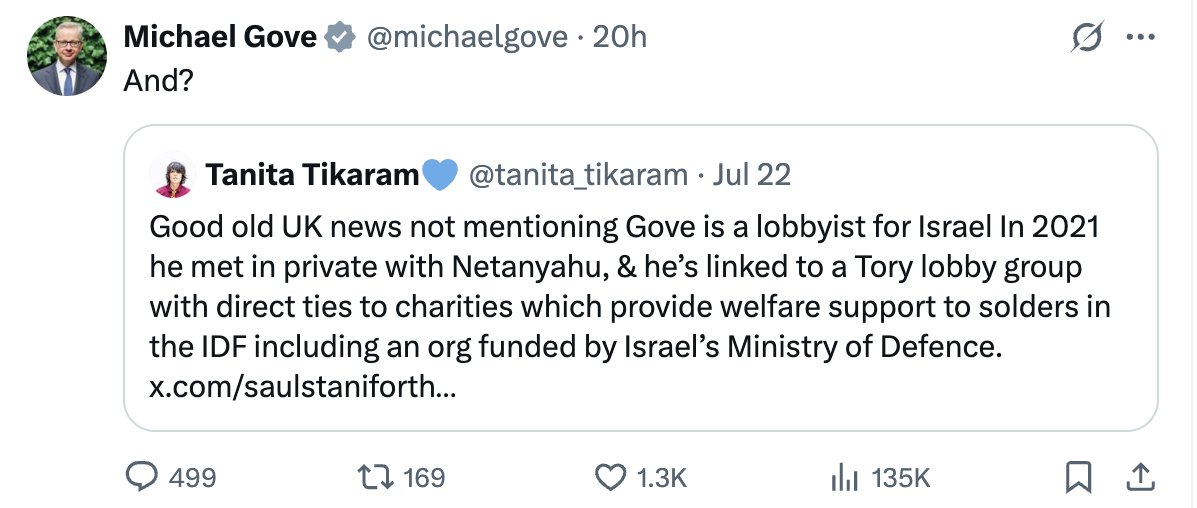 TheIDSmiths's tweet image. The arrogance, impunity, corruption, racism and callousness (at best, arguably more like murderousness) of our political class summed up in a single word. The unintended masterpiece of a much-feted "orator"