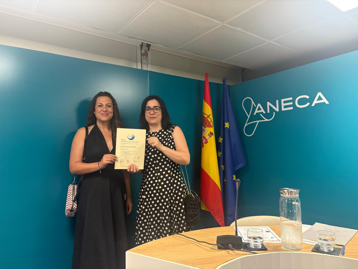 unileon's tweet image. 📢 Europa avala la excelencia académica del Grado en Ingeniería Informática de la @universidadleon
@IngenieriasLeon renueva el sello internacional EUROINF, que acredita el cumplimiento de los estándares más exigentes de la educación superior
#ULE #IngenieríaInformática